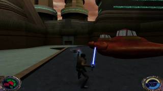 Star Wars  Jedi Knight II Jedi Outcast Walkthrough  Bespin Streets [upl. by Hube170]