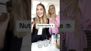 Lækreste Nutella iskaffe  Skal prøves 🤤☕️julieelgaard [upl. by Ardet]