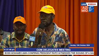 ODM PARTY LEADER ANYANG NYONGO SPEAKS AFTER TAKING OVER ODM [upl. by Maje]