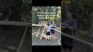 Log to sawhorse with fun woodworking shorts foryou fun [upl. by Eohce]