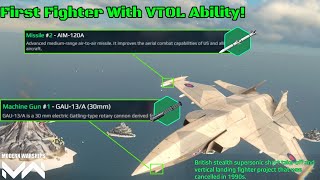 P125 Fighter With VTOL Ability Full Review and Test  Modern Warships [upl. by Orose]