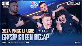 Group Green Recap  2024 PUBG MOBILE GLOBAL CHAMPIONSHIP [upl. by Sielen]