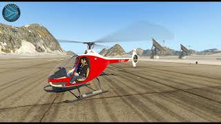 VSKYLABS Guimbal Cabri G2 Project  Moping the runway sound tests [upl. by Aneehta174]