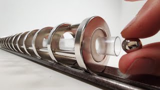 3 Amazing Magnetic Accelerators  Magnetic Games [upl. by Notsirt]