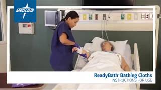 How to use Medline ReadyBath Bathing Cloths [upl. by Ashli]