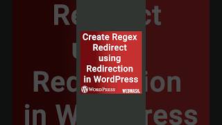 Create Regex Redirect using Redirection in WordPress [upl. by Ing]