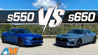 Mustang GT S650 vs S550 Race 1 [upl. by Nugesulo]