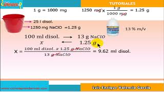 Parte 9 Preparación de disoluciones en partes por millón ppm [upl. by Callean]