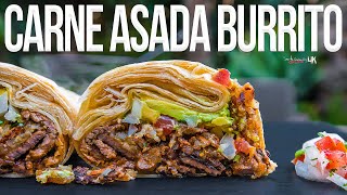 The Best Carne Asada Burrito  SAM THE COOKING GUY 4K [upl. by Eirak6]