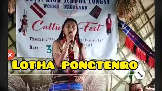 Lotha songLotha pongtenro GHS Longsa wka Nagaland [upl. by Enytsuj404]