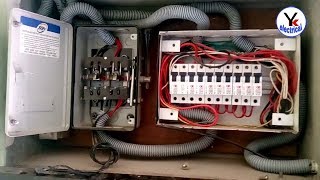 Single Phase Change Over Switch in House Wiring  YK Electrical [upl. by Kcirddec]