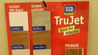 Royalbond trujet कैसे लगाते हैं trujetternding carpenter carpenterwork viral fevicol [upl. by Lauter]