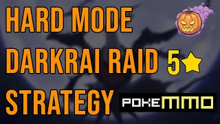 Darkrai Level 100 5☆ Raid Guide  Halloween 2024 PokeMMO [upl. by Sokul]