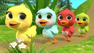 5 Little Ducks song  Newborn Baby Songs amp Nursery Rhymes [upl. by Rawdin]