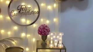 Decoración De Cumpleaños Para Mujer Adulta [upl. by Netneuq]