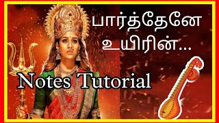 Parthene Uyirin Vazhiye  Mookkuthi Amman  Tutorial ​⁠  Tamil Amman song tutorial [upl. by Kory]