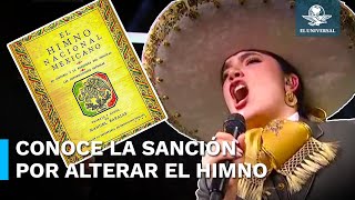 Esto podría pagar Camila Fernández tras error en interpretación del Himno Nacional [upl. by Harim]