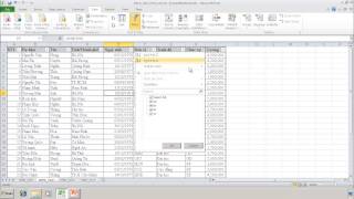 Lọc dữ liệu trong Microsoft Excel 2010 [upl. by Christalle]