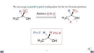 38 Prochirality proR proS resiface prochiral centre prochiral face Stereochemistry14 [upl. by Ikram]