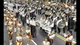 1984  Albertville High Marching Band in Atlanta Davidsons Christmas Parade [upl. by Hersch]