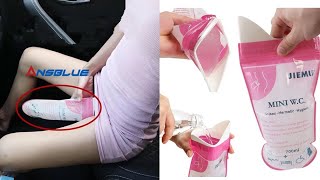 Outdoor Emergency Urinate Bags 700ml Easy Take Piss Bags Travel Mini mobile Toilet [upl. by Amelus553]