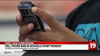 Parents react to new Cleveland Schools policy on cell phones locked away during school day [upl. by Llebanna]