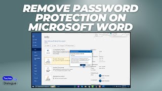 How to Remove the Password Protection on Microsoft Word [upl. by Rafi]