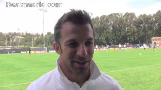 BEHIND THE SCENES Del Piero visita al Real Madrid en EEUU  Del Piero visits Real Madrid in USA [upl. by Ttezil]