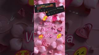 N name walo ka nature 🥰 😘trending love youtubeshorts song shorts cute 1million subscribe [upl. by Shorter769]