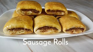 Nigerian Sausage RollsHow To Make Sausage Rolls [upl. by Queena]