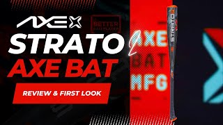 Axe Strato 2 Baseball Bat Review amp First Look [upl. by Sitrik]