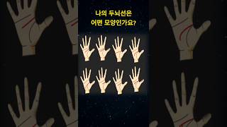 8가지 두뇌선에 담긴 의미 손금테스트심리테스트두뇌선재능선 [upl. by Rutra668]