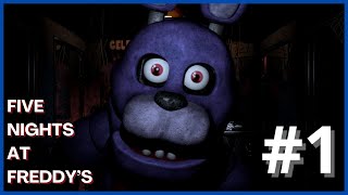 FIVE NIGHTS AT FREDDYS  A PRIMEIRA NOITE  Parte 1 [upl. by Batista]