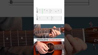 Greensleeves  EASY GUITAR TAB [upl. by Tsirc]