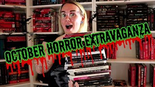 My Outrageous Horror TBR for October 👽🍭💫 [upl. by Abehsile]