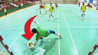 ENTRENO de FUTSAL con un equipo de TERCERA DIVISIÓN  PORTERO RAW GOALKEEPER SAVES [upl. by Kong]