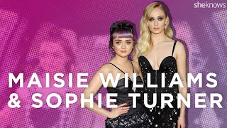 Sophie Turner amp Maisie Williams Sansa amp Arya Stark  Friendship  Game of Thrones [upl. by Eisse]