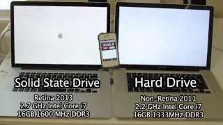 MacBook Pro 15quot  HD vs SSD  speed amp weight   MicBergsma [upl. by Tayib777]