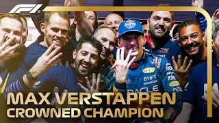 Max Verstappen Wins FOURTH World Championship  2024 Las Vegas Grand Prix [upl. by Eejan]