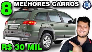 8 MELHORES CARROS até 30 MIL REAIS [upl. by Aicilev]