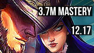 TWISTED FATE vs CAITLYN MID  506 37M mastery 900 games  EUW Diamond  1217 [upl. by Bartolome]