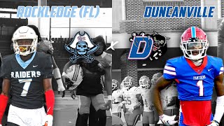 FLORIDA VS TEXAS TOP MATCHUP Rockledge FL vs Duncanville  Texas High School Football txhsfb [upl. by Ettolrahc]