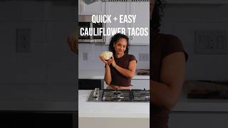 QUICK amp EASY buffalo cauliflower tacos plantbasedfoods easyveganrecipes veganrecipes ￼ [upl. by Sabir531]