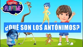 Los Antónimos para niños [upl. by Nylirak]