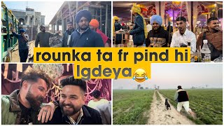 pind hi lgdeya rounkaaa ta  bapu vs mistri😂 boo laher lyi ajj  raat da viah  Dhillonpreet Vlogs [upl. by Catharine]