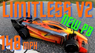 ARRMA LIMITLESS V2 NEW PB 148MPH [upl. by Certie]