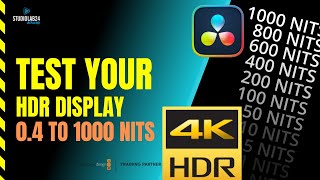 HDR TEST DISPLAY 04 to 1000 nits  Monitor HDR TEST 4K  High Dynamic Range [upl. by Millham843]