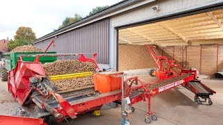 GRIMME GL 32 B amp FD 200  potato planter amp front fertiliser spreader [upl. by Jess]