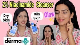 Derma co 2 Niacinamide oily Skin cleanser  Derma co gentle skin cleanser  Derma co Face wash [upl. by Akiraa324]