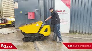 JCB DUMPSTER HTD5  MINI DUMPER  RS MACHINERY HIRE AND SALE [upl. by Liagiba]